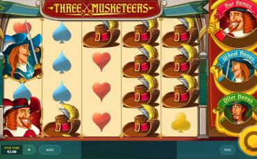 Three Musketeers pokie NZ