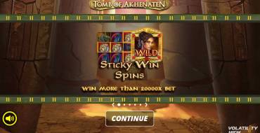 Tomb of Akhenaten: Slot machine