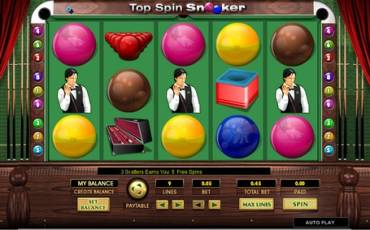 Top Spin Snooker pokie NZ