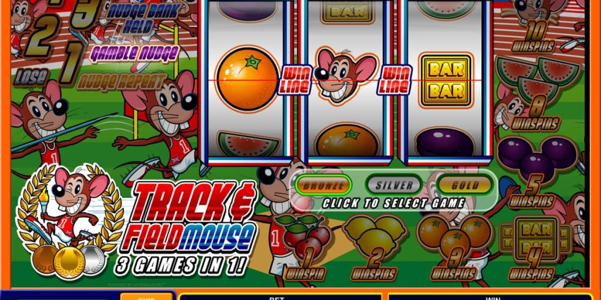 Track and Field Mouse pokie NZ