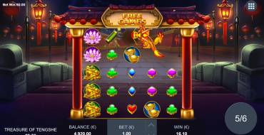 Treasure of Tengshe: Free spins