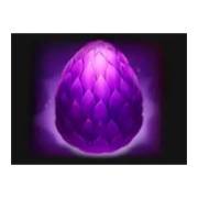 Purple egg symbol in Treasures of Fire: Scatter Pays pokie