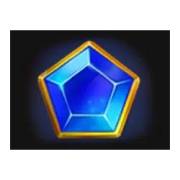 Blue gemstone symbol in Treasures of Fire: Scatter Pays pokie