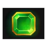 Green gemstone symbol in Treasures of Fire: Scatter Pays pokie