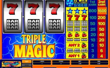 Triple Magic  pokie NZ