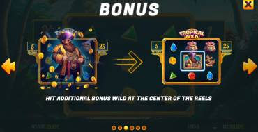 Tropical Gold: Bonus games