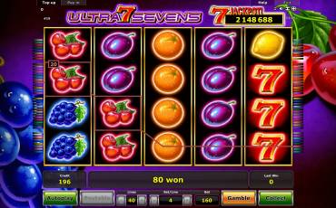 Ultra Sevens pokie NZ