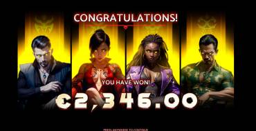 Vampire Riches DoubleMax: Winnings