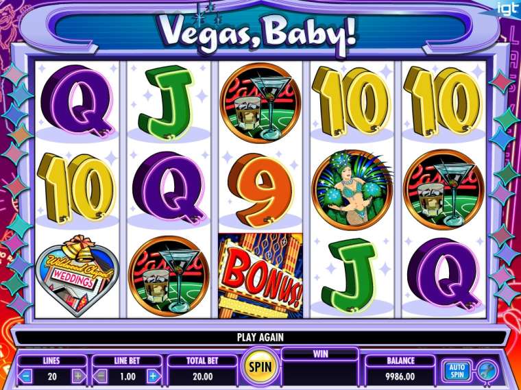 Play Vegas, Baby! pokie NZ