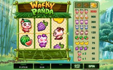 Wacky Panda pokie NZ