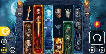 Warrior Graveyard xNudge: Slot machine