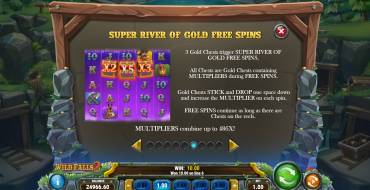 Wild Falls 2: Free spins