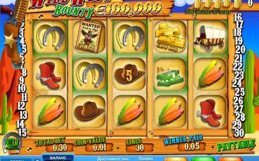 Wild West Bounty pokie NZ