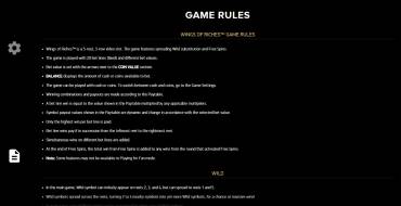 Wings of Riches: Rules