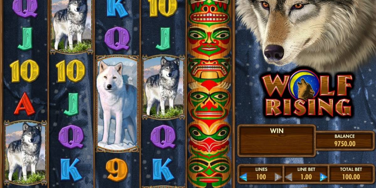 Wolf Rising pokie NZ