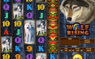 Wolf Rising pokie NZ