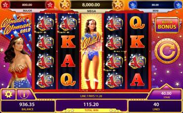 Wonder Woman Gold pokie NZ