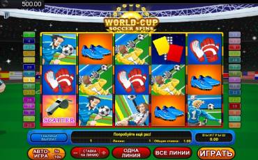 World-Cup Soccer Spin pokie NZ