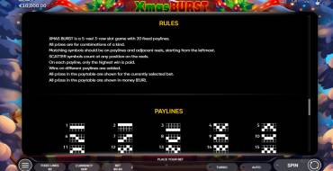 Xmas Burst: Rules