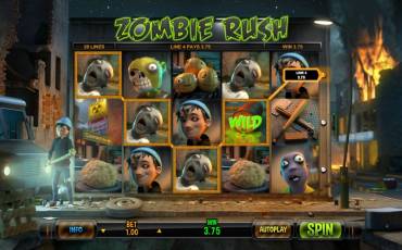 Zombie Rush pokie NZ