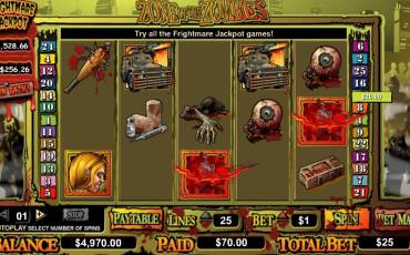 Zone of the Zombies pokie NZ