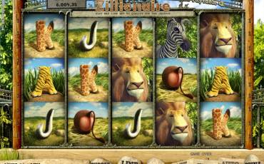 Zoo Zillionaire pokie NZ