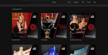 Media Live Casino: Media Live Casino Catalog