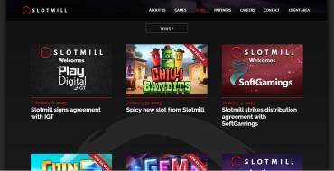 Slotmill: News section