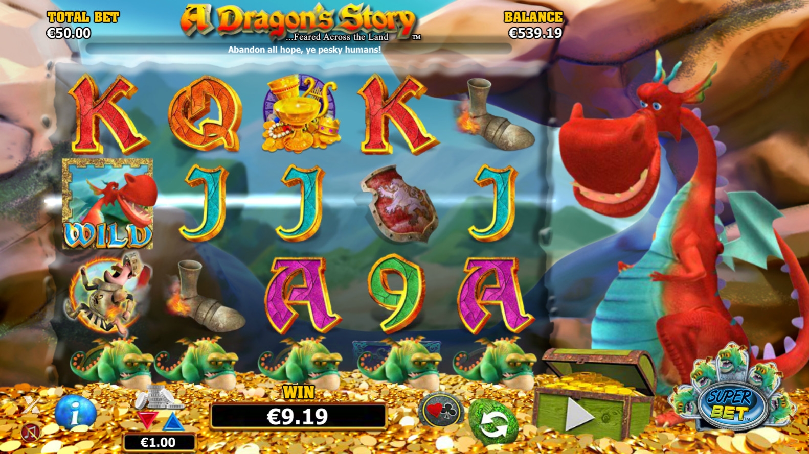 a dragon's story pokie